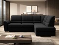 Coltar extensibil dreapta 3 locuri ELTAP, RT-10FL, Siber, 270x186x93 cm, lemn/poliester, negru
