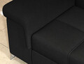Coltar extensibil stanga 4 locuri ELTAP, ERI-42, Eridano, 275x202x88 cm, lemn/poliester, negru