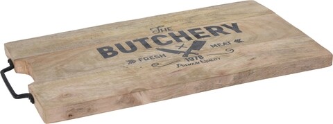 Tocator Butchery, 45x24.5x2 cm, lemn de mango
