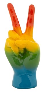 Multicolor, Rainbow Hand Victory