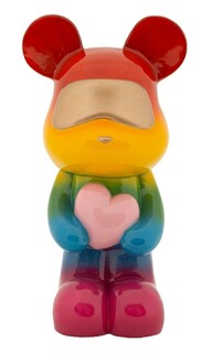 Multicolor, Rainbow Standing Teddy
