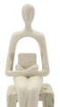 Figurina /sculptura decorativa Stons Single, Mauro Ferretti, 8.5x6.5x24 cm, polirasina, crem