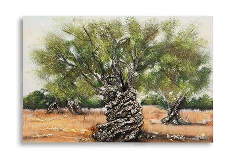 Tablou decorativ Olive Oil Painting -H, Mauro Ferretti, 120x80 cm, canvas/lemn de pin, multicolor