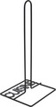 Suport prosoape de bucatarie Cuisine, 13x15.5x30 cm, metal, negru