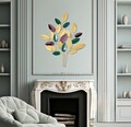 Decoratiune de perete Colorful, Mauro Ferretti, 81.9x3.8x97 cm, fier, multicolor