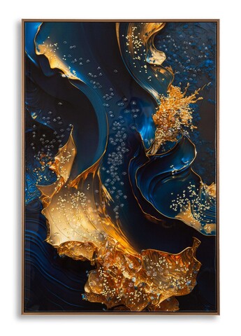 Tablou decorativ Andromeda -B, Mauro Ferretti, 60x90 cm, canvas/lemn de pin/plastic, multicolor