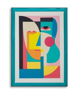 50x70 cm, Multicolor, Picassy -H
