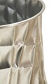 Set 3 ghivece Silver, Mauro Ferretti, 35x38.5 cm, fier, argintiu