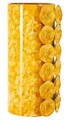 Vaza decorativa Drop, Mauro Ferretti, 16x15x33 cm, fier, galben