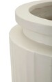 Vaza decorativa High, Mauro Ferretti, 32x80 cm, oxid de magneziu, crem