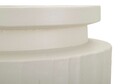 Vaza decorativa High, Mauro Ferretti, 32x80 cm, oxid de magneziu, crem