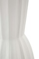 Vaza decorativa Glint, Mauro Ferretti, 25x50 cm, oxid de magneziu, alb