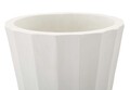 Vaza decorativa Glint, Mauro Ferretti, 24x41 cm, oxid de magneziu, alb