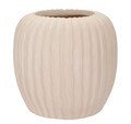 Vaza decorativa Mist, Mauro Ferretti, 26.5x26 cm, oxid de magneziu, crem