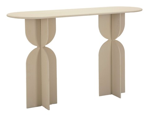 Consola Dune, Mauro Ferretti, 120x40x75.5 cm, fier, crem