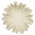 Vas decorativ Stons, Mauro Ferretti, 31x9 cm, polirasina, crem