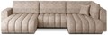 Coltar extensibil stanga 6 locuri ELTAP, LT-18LE, Bonito, 350x175x92 cm, lemn/poliester, bej