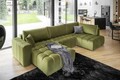 Coltar extensibil stanga 6 locuri ELTAP, LT-33LO, Bonito, 350x175x92 cm, lemn/poliester, verde olive