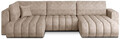 Coltar extensibil dreapta 6 locuri ELTAP, RT-18LE, Bonito, 350x175x92 cm, lemn/poliester, bej