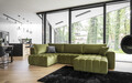 Coltar extensibil dreapta 6 locuri ELTAP, RT-33LO, Bonito, 350x175x92 cm, lemn/poliester, verde olive