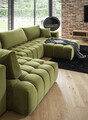 Coltar extensibil dreapta 6 locuri ELTAP, RT-33LO, Bonito, 350x175x92 cm, lemn/poliester, verde olive