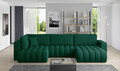Coltar extensibil dreapta 6 locuri ELTAP, RT-35NU, Bonito, 350x175x92 cm, lemn/poliester, verde inchis
