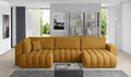 Coltar extensibil dreapta 6 locuri ELTAP, RT-45NU, Bonito, 350x175x92 cm, lemn/poliester, mustar