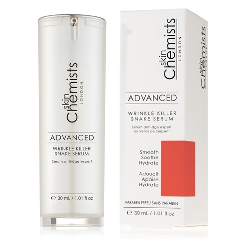 Ser facial antirid, SkinChemists, Advanced Wrinkle Killer Snake Serum, 30ml