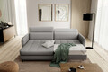 Coltar extensibil stanga 3 locuri ELTAP, LT-03MAN, Gomsi, 228x165x100 cm, lemn/poliester, gri inchis