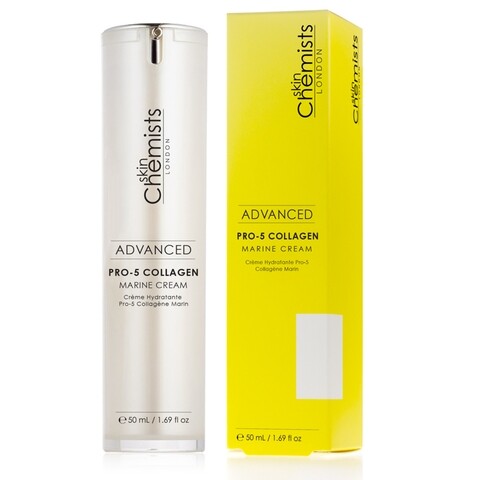 Crema de zi cu colagen Pro-5, SkinChemists, Advanced Marine Cream, 50 ml