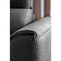 Coltar extensibil stanga 4 locuri ELTAP, LT-06SAV, Noble, 255x201x100 cm, lemn/poliester, gri inchis