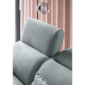Coltar extensibil dreapta 4 locuri ELTAP, RT-100SAV, Noble, 255x201x100 cm, lemn/poliester, albastru