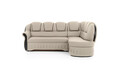 Coltar extensibil dreapta 3 locuri ELTAP, L-056, Lord, 243x180x112 cm, lemn/poliester, crem/negru