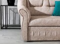 Coltar extensibil stanga 3 locuri ELTAP, LII-021, Lord II, 243x195x112 cm, lemn/poliester, negru/alb
