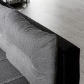 Coltar extensibil stanga 4 locuri ELTAP, Ov01, Ottavio, 275x180x85 cm, lemn/poliester, gri/negru