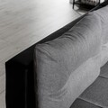 Coltar extensibil dreapta 4 locuri ELTAP, Ov28, Ottavio, 275x180x85 cm, lemn/poliester, negru