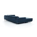 Coltar extensibil dreapta 6 locuri ELTAP, Rod-39, Rodrigo, 345x202x90 cm, lemn/poliester, albastru deschis