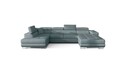 Coltar extensibil stanga 6 locuri ELTAP, Rod-48, Rodrigo, 345x202x90 cm, lemn/poliester, albastru deschis