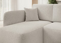 Coltar extensibil stanga 3 locuri ELTAP, Hadson, 206x150x89 cm, lemn/poliester, alb