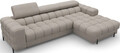 Coltar extensibil dreapta 3 locuri ELTAP, RT-20ROY, Felro, 285x181x93 cm, lemn/poliester, bej