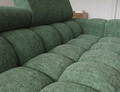 Coltar extensibil stanga 3 locuri ELTAP, LT-35AMO, Felro, 285x181x93 cm, lemn/poliester, verde inchis