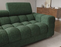 Coltar extensibil stanga 3 locuri ELTAP, LT-35AMO, Felro, 285x181x93 cm, lemn/poliester, verde inchis