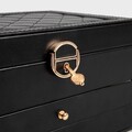 Cutie pentru bijuterii Virello, Homla, 23x17x13.5 cm, poliuretan, negru
