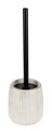 Perie pentru toaleta cu suport Pascoli, Wenko, 12x38 cm, ceramica/inox, multicolor