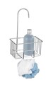 Etajera suspendata pentru baie Milito, Wenko, 18x13x28.5 cm, inox/PET, argintiu