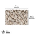 Covoras de baie Lerici, Wenko, 60x90x6 cm, poliester/bumbac, bej