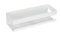 Etajera pentru baie Genova, Wenko, 30x10.5x8 cm, inox, alb