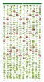 Perdea decorativa pentru usa Roses, Maximex, 90x1x190 cm, poliester/polipropilena, multicolor