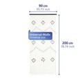 Perdea decorativa pentru usa Beads, Maximex, 90x200 cm, lemn/bambus, multicolor