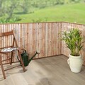 Folie paravan pentru balcon si gradina Bamboo, Maximex, 500x85 cm, PVC/poliamida, natur